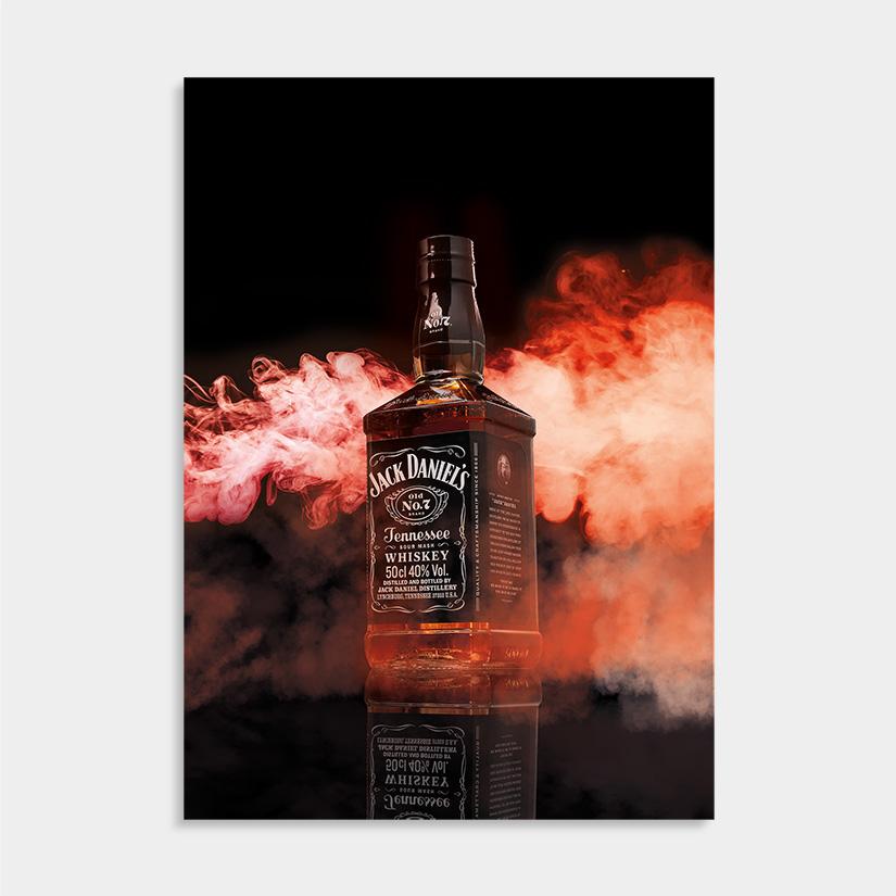 Jack Daniels drank decoratie uit de Smoke & Booze collectie